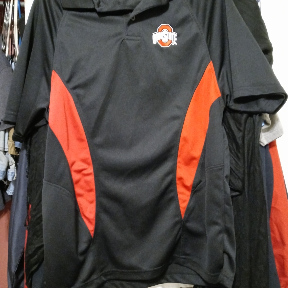 Ladies Ohio State Jersey Polo Shirt